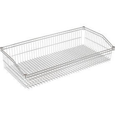 GLOBAL EQUIPMENT Nexel    Wire Shelf Basket 48"W x 24"D WB2448C